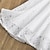 cheap Girls&#039; Dresses-Kids Little Dress Girls&#039; Solid Color Lace Trims Print White Knee-length Sleeveless Active Dresses Summer Regular Fit 5-12 Years