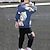 Недорогие Комплекты-Комплект из 2 предметов, детские штаны с капюшоном для мальчиков, спортивные костюмы с длинными рукавами, белые, черные, пыльно-синие, с буквенным принтом, на открытом воздухе, крутой комплект в уличном стиле
