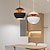 economico Design di Tamburo e Cono-lampada a sospensione a led lampada da soffitto 25cm 35cm rotonda design semplice oro nero oro bianco e27 / e26 i lampada a led ristorante lampada da soffitto studio bar camera da letto lampada ac220v