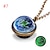 cheap Necklaces &amp; pendants-farjing planet necklace, glow in the dark galaxy system double sided glass dome planet necklace pendant jewelry gift