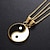 billiga Halsband och hängen-1 par yin yang hängande kedjehalsband för kvinnor eller män justerbart 2 st bästa vän svart choker halsband för par