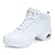 cheap Dance Sneakers-Women&#039;s Dance Sneakers Party Training Performance Lace Up Sandals Strappy Sandals Sporty Look Professional Sneaker Thick Heel Round Toe Lace-up Teenager Adults&#039; White Black