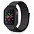 tanie Paski do zegarków Apple-Pasek do zegarka na Apple Watch Series 8 7 6 5 4 3 2 1 SE Nylon Zastąpienie Pasek Rzep Oddychający Pętla sportowa Mankiet