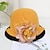 cheap Super Sale-Women&#039;s Artistic / Retro Party Wedding Special Occasion Party Hat Flower Flower Camel White Hat Portable Sun Protection Ultraviolet Resistant / Gray / Fall / Winter / Spring / Vintage