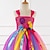 Недорогие Платья для вечеринки-Платья без рукавов для девочек с радужным единорогом и 3D-принтом, милое платье макси принцессы, детское платье для вечеринок для малышей, сетка для особых случаев