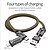 cheap Cell Phone Cables-HOCO USB C to Lightning USB C to USB C Cable All-In-1 Quick Charge 3 A 1.2m(4Ft) Zinc Alloy For Samsung Xiaomi Huawei Phone Accessory
