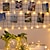 olcso LED szalagfények-led fotó klip karakterlánc fények 5m50leds/10m100leds fotó tündér fények beltéri klipszekkel elemmel működtetett Cooper huzal lógó húr fotó kijelző hálószobai születésnapi esküvői karácsonyi