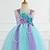 Недорогие Платья для вечеринки-Платья без рукавов для девочек с радужным единорогом и 3D-принтом, милое платье макси принцессы, детское платье для вечеринок для малышей, сетка для особых случаев
