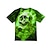 billige drenges 3d t-shirts-Halloween Drenge 3D Dødningehoveder T-shirt Kortærmet 3D-udskrivning Sommer Aktiv Polyester Børn 4-12 år Regulær