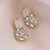 cheap Earrings-1 Pair Drop Earrings Earrings Women&#039;s Wedding Gift Date Classic Imitation Diamond Alloy Wedding Birthday