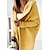 cheap Sweaters &amp; Cardigans-Women&#039;s Cardigan Sweater Jumper Ribbed Knit Hooded Long Open Front Solid Color Daily Going out Stylish Casual Fall Winter Black Yellow S M L