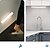abordables electrodomésticos-30cm cocina bombilla led pir sensor de movimiento lámpara de pared inalámbrica usb led luz del gabinete para armario escalera armario cama luz