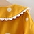preiswerte Kleider-kinderkleidung Mädchen Kleid Punkt Schleifenband Langarm Freizeitskleidung Casual Baumwolle Frühling &amp; Herbst 0-5 Jahre Gelb Rosa
