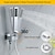 levne Sprchové baterie-Sprchová baterie / Sprchový systém Soubor - Včetne sprchové hlavice Vodopád Moderní Pochromovaný Nasazení zevnitř Keramický ventil Bath Shower Mixer Taps