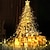 billige Holiday String Lights-juletre lysslynge lys utendørs dekorasjon stjerne lys 8 moduser plug in 350 led foss juletre stjerne topper fe lys for terrasse ferie jul dekor fargerik belysning eu us au uk plugg