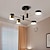 cheap Chandeliers-LED Ceiling Light 76/76/101.6 cm Geometric Shapes Chandelier Metal Sputnik Geometrical Electroplated Painted Finishes LED Nordic Style 220-240V