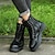 Χαμηλού Κόστους Γυναικείες Μπότες-Γυναικεία Μπότες Μπότες Μάχης Μποτάκια μποτάκια Κοντόχοντρο Τακούνι Στρογγυλή Μύτη PU Φερμουάρ Μονόχρωμο Μαύρο Λευκό