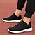 cheap Men&#039;s Sneakers-Men&#039;s Trainers Athletic Shoes Sporty Vintage Classic Athletic Outdoor Running Shoes Walking Shoes Mesh Breathable Non-slipping Shock Absorbing Black Fall Spring