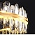economico Lampadari-lampadario a sospensione a led 60 cm lanterna desgin lampadario in metallo elettrolitico led 220-240v
