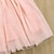 Χαμηλού Κόστους Φορέματα-Παιδιά Κοριτσίστικα Φόρεμα Μονόχρωμο Αμάνικο Κουινσανέρα Γαμήλιο Πάρτι Πλισέ Δένει στο Λαιμό Βασικό Δίχτυ Μακρύ Φόρεμα τούλι 3-10 χρόνια Μπλε Απαλό