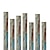 abordables Pegatinas para azulejos-Simulación pegatinas de pared de grano de madera color verde nórdico autoadhesivas pegatinas de gabinete impermeables pegatinas creativas de renovación de piso de todo fósforo