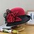 cheap Hats-Women&#039;s Artistic / Retro Party Wedding Special Occasion Party Hat Flower Flower Wine Camel Hat Portable Sun Protection Ultraviolet Resistant / Blue / Fall / Winter / Spring / Vintage