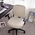 olcso Irodai szék borítója-számítógépes irodai székhuzat nyújtható, forgó játékülés üléshuzat, rugalmas, jacquard fekete, sima, egyszínű, puha, tartós, mosható