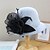 cheap Hats-Women&#039;s Artistic / Retro Party Wedding Special Occasion Party Hat Flower Flower Camel Black Hat Portable Sun Protection Ultraviolet Resistant / White / Fall / Winter / Spring / Vintage