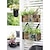 cheap Tile stickers-24/48pcs Waterproof Creative Industrial Style Kitchen Bathroom Living Room Self-adhesive Wall Stickers Waterproof Tile Stickers