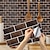 cheap Tile stickers-15x30cm 6pcs Tiles Wall Stickers Tile Paint Backsplash Removable Waterproof Self-Adhesive Decals Home Decoration Living Kitchen Bathroom Décor ( black）Self-adhesive decorative wall sticker