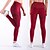 cheap Yoga Leggings &amp; Tights-Women&#039;s High Waist Yoga Pants Tights Leggings Bottoms Tummy Control Butt Lift Quick Dry Stripes Red Blue Green Gym Workout Exercise &amp; Fitness Running Winter Summer Sports Activewear High Elasticity