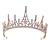 billige Tilbehør til hårstyling-krone tiara brud rhinestone atmosfære diadem søt prinsesse bursdag pannebånd kjole foto tilbehør