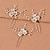 Χαμηλού Κόστους Κεφαλό Γάμου-Λουλούδια Μαντήλι Τεμάχια Κεφαλής Κράμα Γάμου Ειδική Περίσταση χαριτωμένο στυλ Ρομαντικό Με Λουλούδι Κρύσταλλοι / Στρας Ακουστικό Καπέλα