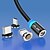 abordables Cables para móviles-Cable de carga múltiple 6.6 pies USB A a Tipo C / Micro / IP 3 A Cable de Carga Carga rápida nailon trenzado 3 en 1 Magnética Para Samsung Xiaomi Huawei Accesorio para Teléfono Móvil
