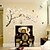 cheap Decorative Wall Stickers-Floral&amp;Plants Wall Stickers Dining Room / Bedroom Removable PVC Home Decoration Wall Decal 1pc 120x90cm Wall Stickers for bedroom living room