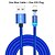 cheap Cell Phone Cables-Multi Charging Cable 3.3ft 6.6ft USB A to Type C / Micro / IP 3 A Charging Cable Fast Charging Nylon Braided Magnetic 360° Rotation For Samsung Xiaomi Huawei Phone Accessory