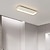 abordables Plafonniers encastrés et semi-encastrés-plafonnier led 60 cm lanterne design plafonnier lumières métal peint finitions moderne 220-240v