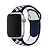 billige Apple Watch-remmer-1 pcs Reim til Smartklokke til Apple  iWatch Apple Watch Series 7 / SE / 6/5/4/3/2/1 Sportsrem Silikon Multi-farger Regnbue Erstatning Håndleddsrem