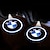 cheap Car Decoration Lights-2Pcs/set LED Logo Light Shadow Lights Projector Car Door LED Light for honda BMW mazda  audi