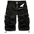 זול שורטים-בגדי רחוב גברים מכנסי צ&#039;ינס צבאיים מטען טקטי כותנה מכנסיים יוצאים בצבע אחיד באורך הברך כחול אפור חאקי ירוק שחור