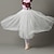 abordables Tenues de ballet-jupes de ballet respirantes salle de bal tulle uni performance d&#039;entraînement pour femmes mousseline de polyester à haute teneur en polyester