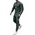cheap Men&#039;s Tracksuits-Men&#039;s Tracksuit Running T-Shirt With Pants Casual Athleisure 2pcs Winter Long Sleeve Breathable Quick Dry Moisture Wicking Gym Workout Running Active Training Walking Jogging Sportswear Solid Colored