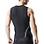 cheap Men&#039;s Jerseys-21Grams Men&#039;s Cycling Jersey Sleeveless Bike Top with 3 Rear Pockets Mountain Bike MTB Road Bike Cycling Breathable Moisture Wicking Quick Dry Reflective Strips Navy Black White Polyester Sports