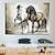 baratos Impressões de Animais-arte da parede impressão da tela pintura arte imagem animal cavalo decoração da casa decoração tela enrolada sem moldura sem moldura não esticada