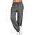 cheap Exercise, Fitness &amp; Yoga Clothing-Women&#039;s Joggers Cargo Pants High Waist Pants Bottoms Wide Leg Side Pockets Breathable Quick Dry Moisture Wicking Navy Light Gray Dark Gray Zumba Belly Dance Yoga Plus Size Winter Sports Activewear