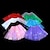 cheap Bottoms-Kids Girls&#039; Skirt Deep Purple Pink Purple Solid Colored Light LED Party Basic Ballet Dancer Swan Lake LED Layered Dress Tutu Bubble Skirt