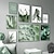 billiga Botaniska tryck-väggkonst canvastavlor målning konstverk bild grön växt blommig heminredning dekor rullad duk ingen ram utan ram osträckt