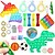 preiswerte Deko-Spielsachen-25-teiliges Kit Zappeln Spielzeug Anti-Stress-Simpl Relief Zappeln Spielzeug Pack Erwachsener Junge Mädchen Push-Blase Sensorische Desktop Lernspielzeug Squishy Kawaii