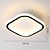 ieftine Montaj Flush &amp; Semi Flush-plafon cu led 20/20/25 cm forme geometrice lumini încastrate din aluminiu stil modern finisaje geometrice pictate led modern 220-240v