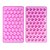 cheap Bakeware-55 Holes Non-stick Silicone Chocolate Cake Love Heart Shaped Mold Bakeware Baking Jelly Ice Heart Mould